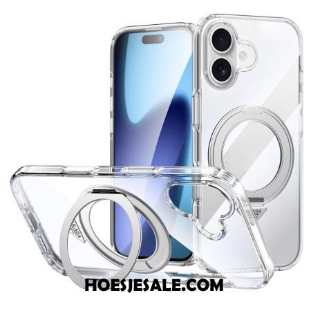 Hoesje Voor iPhone 17 Magsafe Transparant Met Standaard