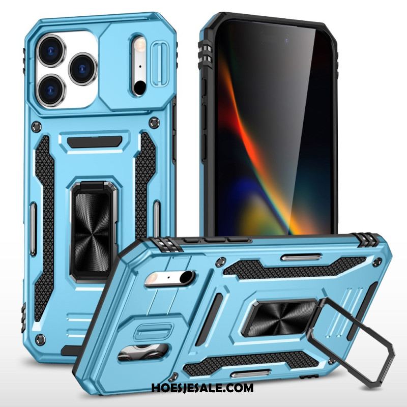 Hoesje Voor iPhone 17 Pro Schuifbare Lensbeschermer En Houder