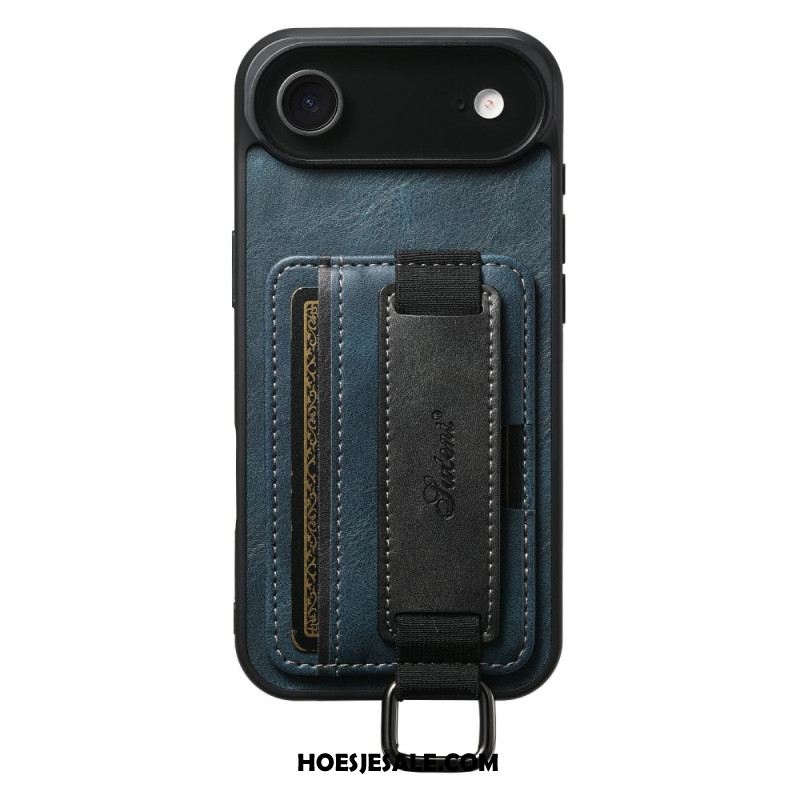 Hoesje Voor iPhone Air Kaarthouder En Riemhouder