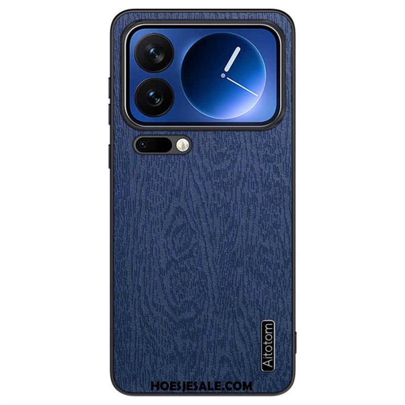 Hoesje Xiaomi 17 Pro Azns Houtnerf Bescherming Hoesje