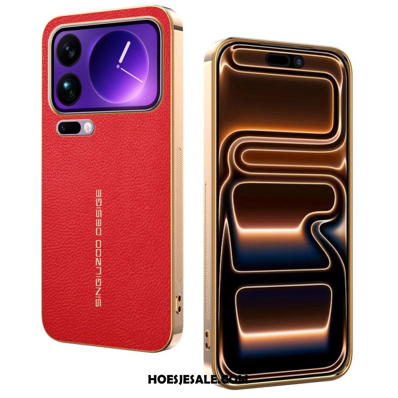 Hoesje Xiaomi 17 Pro Krasbestendige Lychee-textuur