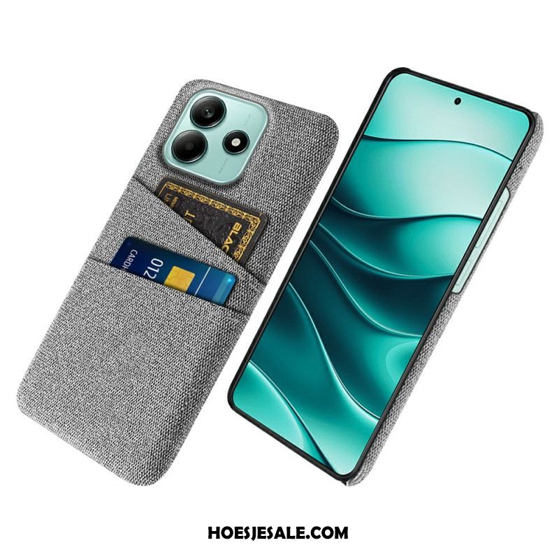 Hoesje Xiaomi Redmi Note 14 5g Stoffen Kaarthouder
