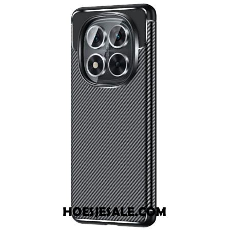 Hoesje Xiaomi Redmi Note 14 Pro 5g Klassieke Koolstofvezel