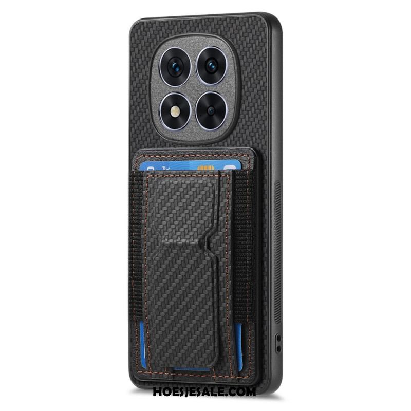 Hoesje Xiaomi Redmi Note 14 Pro 5g Koolstofvezel Standaard En Kaarthouder