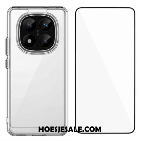 Hoesje Xiaomi Redmi Note 14 Pro 5g Transparante Schermbeschermer Van Gehard Glas