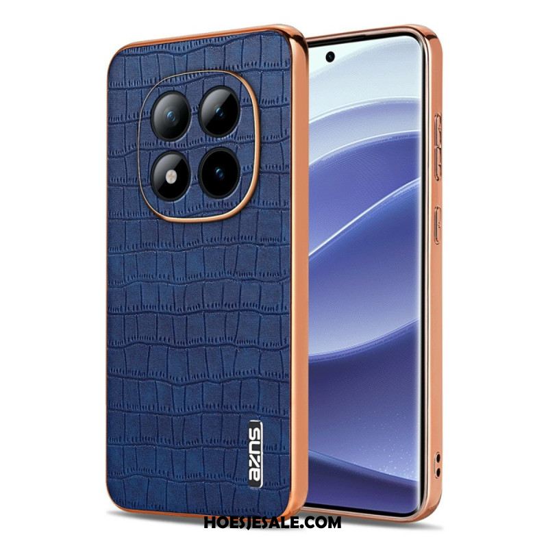 Hoesje Xiaomi Redmi Note 15 Pro Plus 5g Azns Krokodillenleertextuur