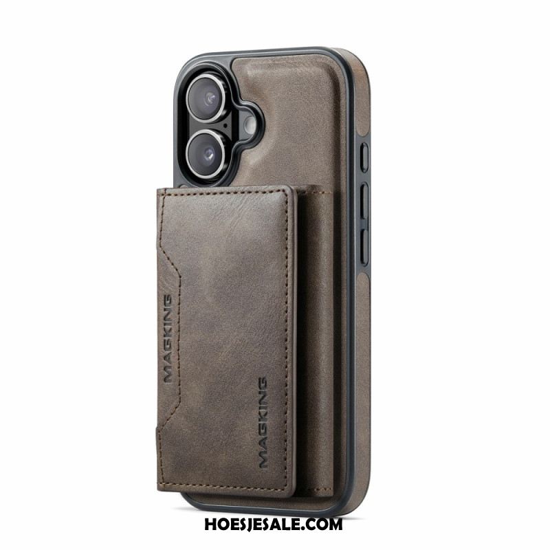 Hoesje iPhone 17 Compatibel Met Magsafe Afneembare Kaarthouder Magking Bescherming Hoesje