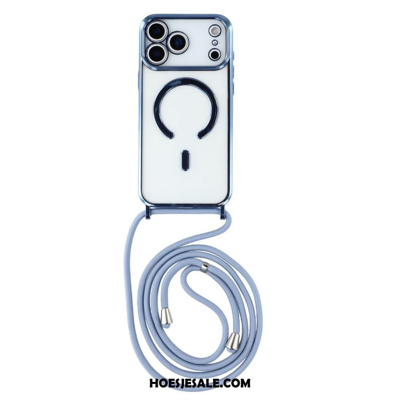 Hoesje iPhone 17 Pro Magsafe-compatibel Transparant Snoer Bescherming Hoesje