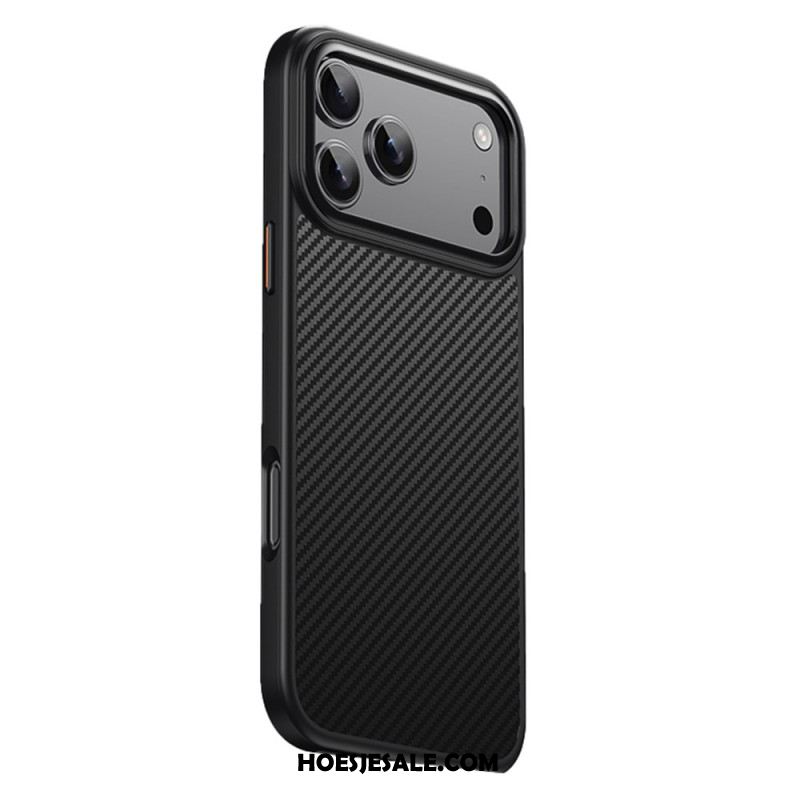 Hoesje iPhone 17 Pro Magsafe-compatibele Ultradunne Carbon