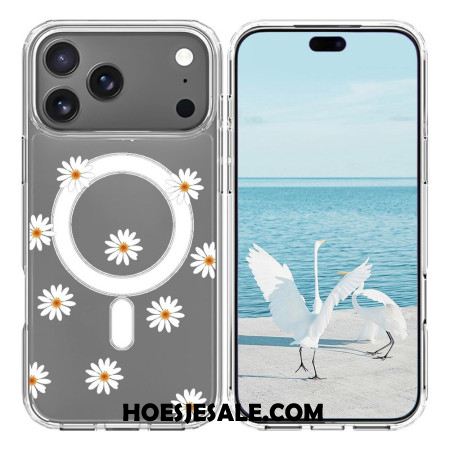 Hoesje iPhone 17 Pro Max Magsafe-compatibele Madeliefjes