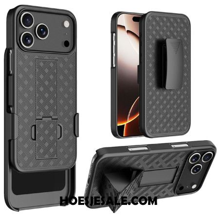 Hoesje iPhone 17 Pro Schuifbaar Met Standaard En Clip Bescherming Hoesje