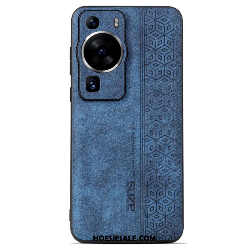 Hoesje voor Huawei P60 Pro Azns Ledereffect