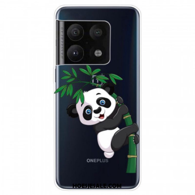 Hoesje voor OnePlus 10 Pro 5G Panda Op Bamboe