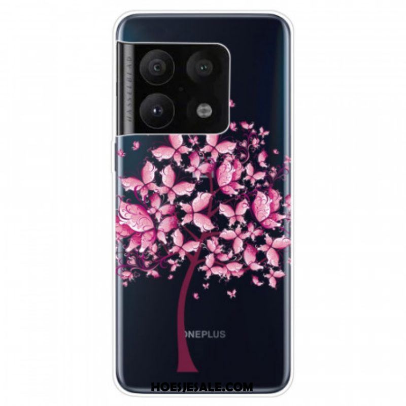 Hoesje voor OnePlus 10 Pro 5G Roze Boomtop