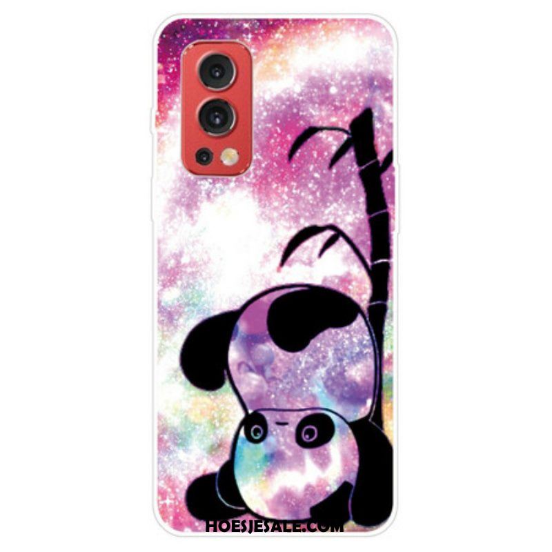 Hoesje voor OnePlus Nord 2 5G Panda En Bamboe