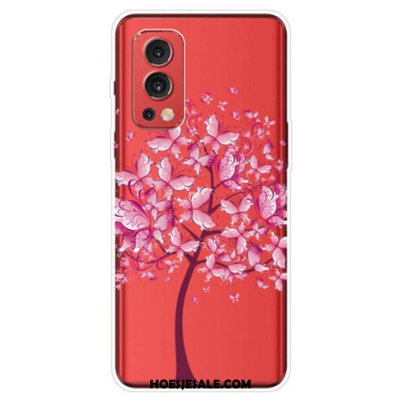 Hoesje voor OnePlus Nord 2 5G Transparante Vlinderboom