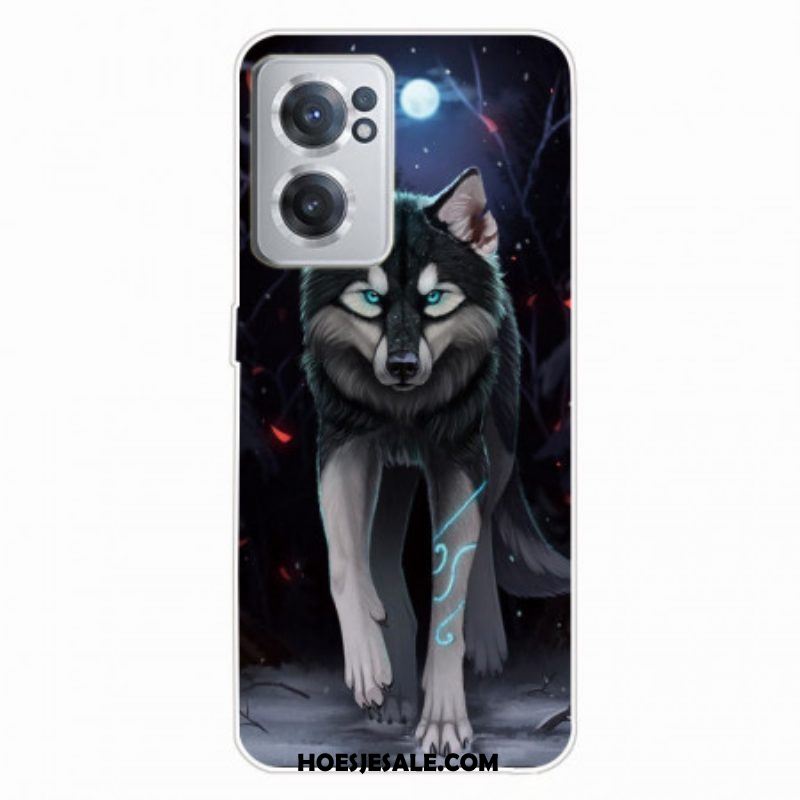 Hoesje voor OnePlus Nord CE 2 5G Roofzuchtige Wolf