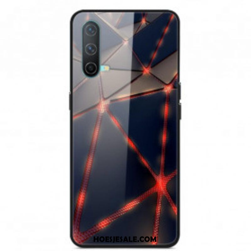 Hoesje voor OnePlus Nord CE 5G Red Ray Gehard Glas