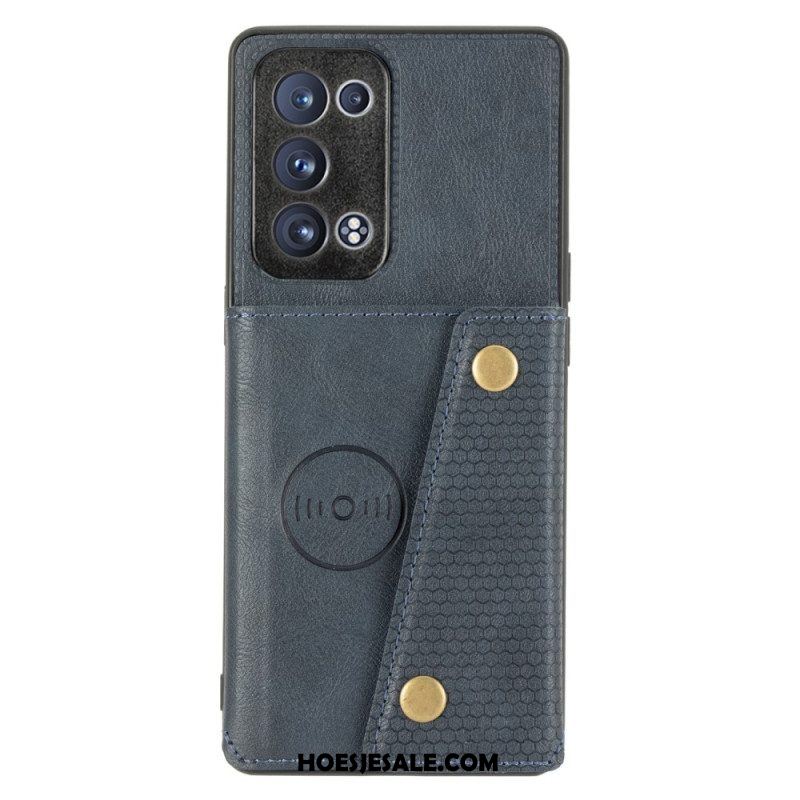 Hoesje voor Oppo Reno 6 Pro 5G Folderkaarthouder | hoesjesale.com Hoesje voor Oppo Reno 6 Pro 5G Folderkaarthouder