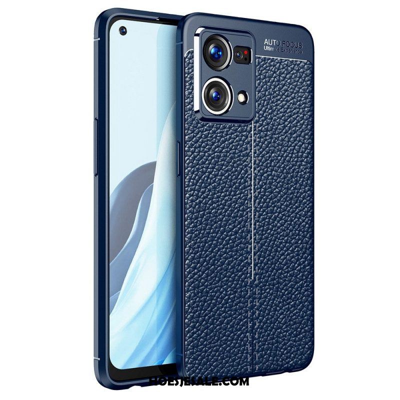 Hoesje voor Oppo Reno 7 Litchi-leereffect