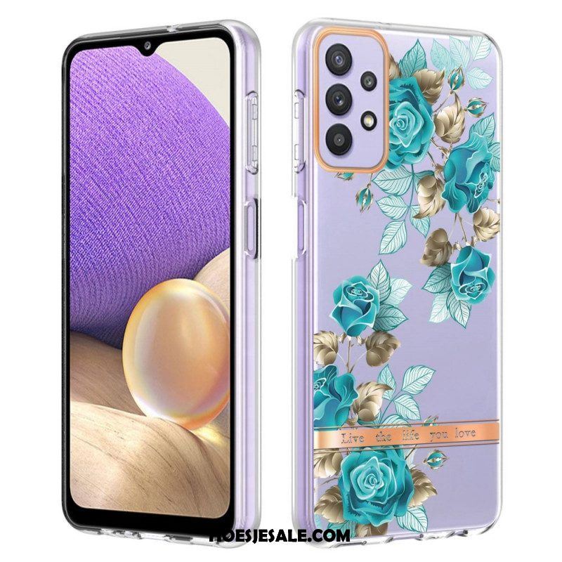 Hoesje voor Samsung Galaxy A13 Kleurrijke Vlinders