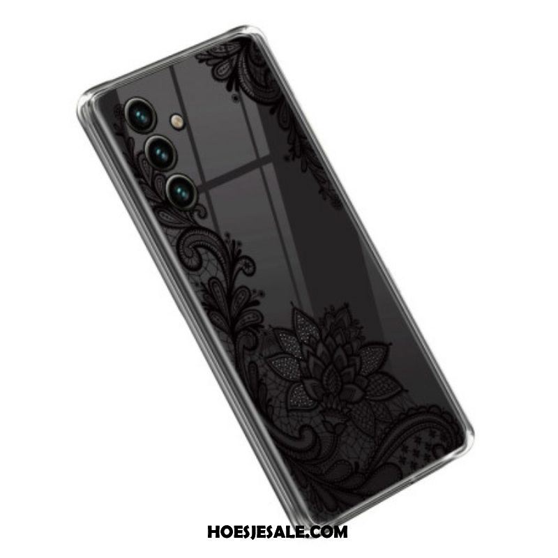 Hoesje voor Samsung Galaxy A14 / A14 5G Klassiek Leereffect Azns