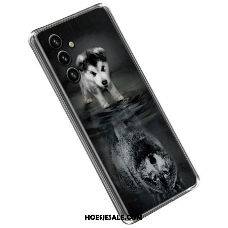 Hoesje voor Samsung Galaxy A14 / A14 5G Mat Kunstleer