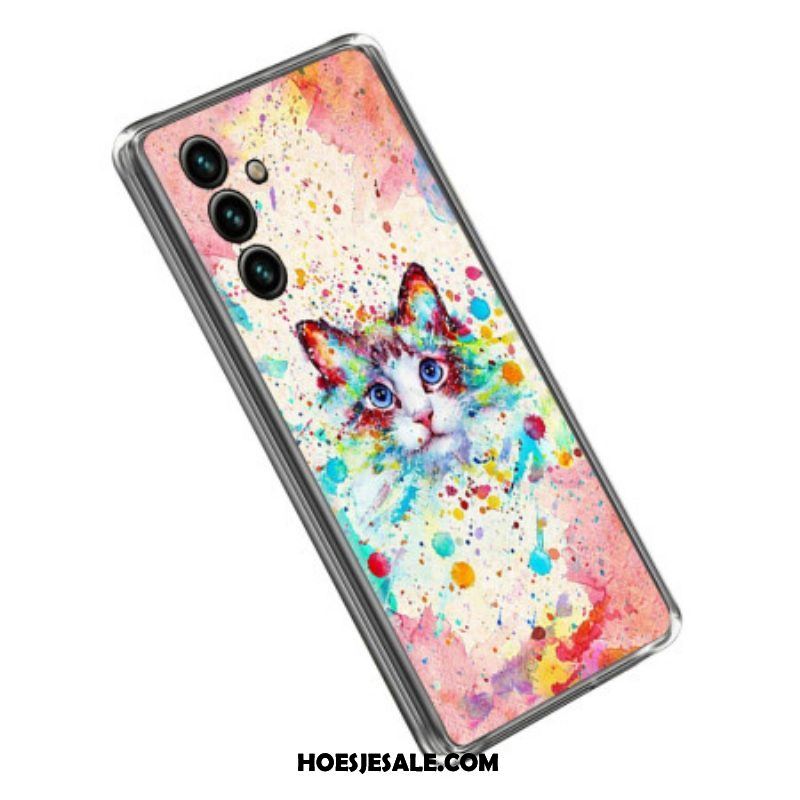 Hoesje voor Samsung Galaxy A14 / A14 5G Schuine Riemsluiting