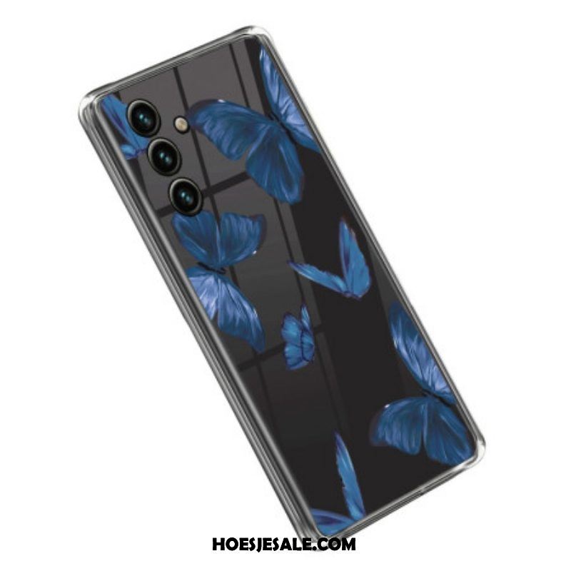 Hoesje voor Samsung Galaxy A14 / A14 5G Schuine Sluiting