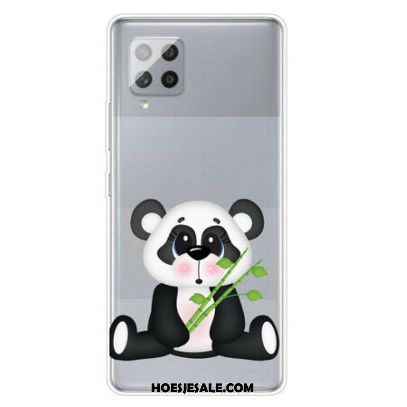 Hoesje voor Samsung Galaxy A42 5G Naadloze Trieste Panda