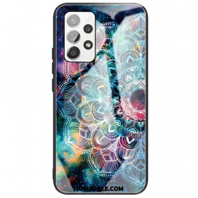 Hoesje voor Samsung Galaxy A53 5G Mandala Gehard Glas