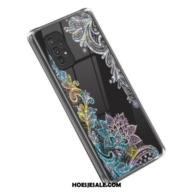 Hoesje voor Samsung Galaxy A53 5G Naadloze Kantmandala