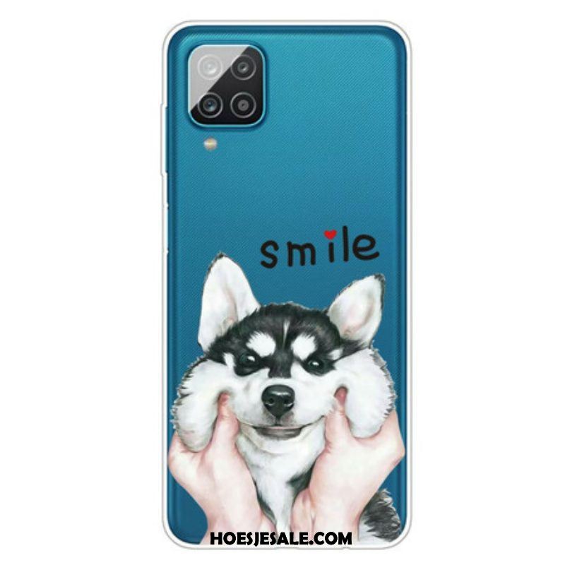 Hoesje voor Samsung Galaxy M12 / A12 Lach Hond