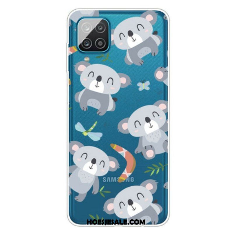 Hoesje voor Samsung Galaxy M12 / A12 Leuke Koala's