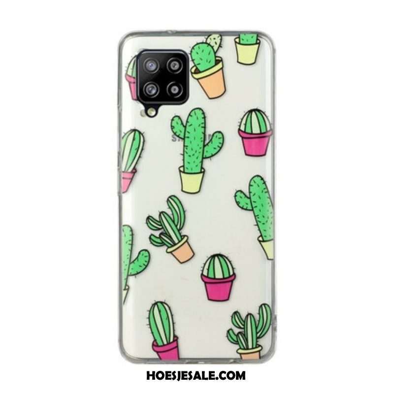 Hoesje voor Samsung Galaxy M12 / A12 Mini Cactussen