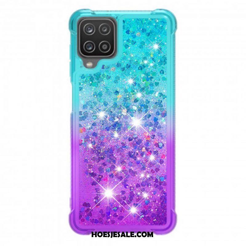 Hoesje voor Samsung Galaxy M12 / A12 Pailletten Kleuren