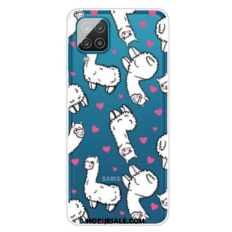 Hoesje voor Samsung Galaxy M12 / A12 Top Lama's