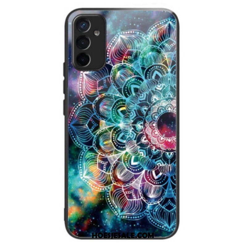 Hoesje voor Samsung Galaxy M13 Mandala Gehard Glas