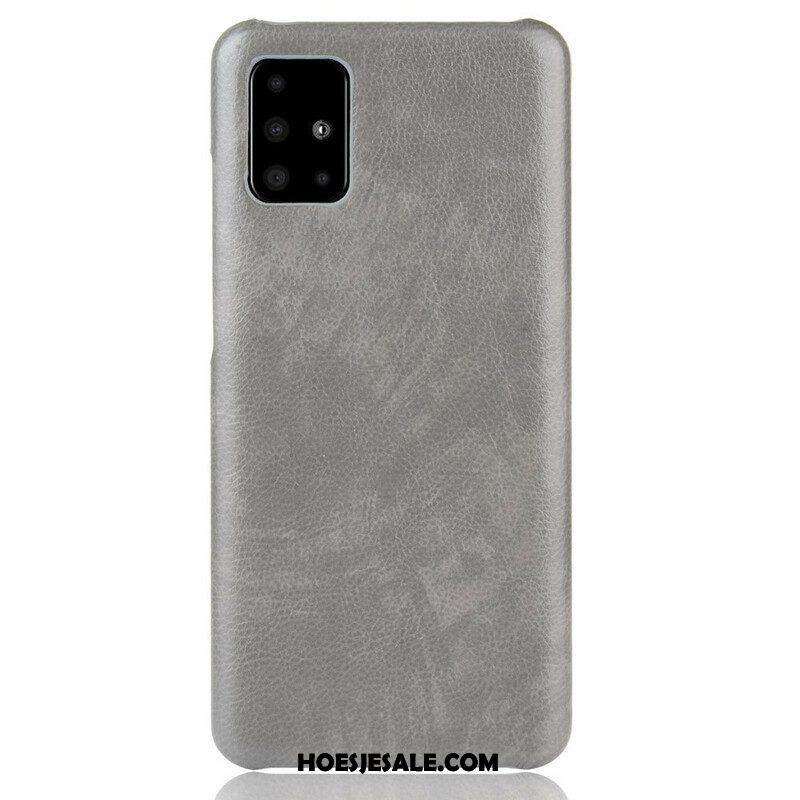 Hoesje voor Samsung Galaxy M51 Litchi-leereffect