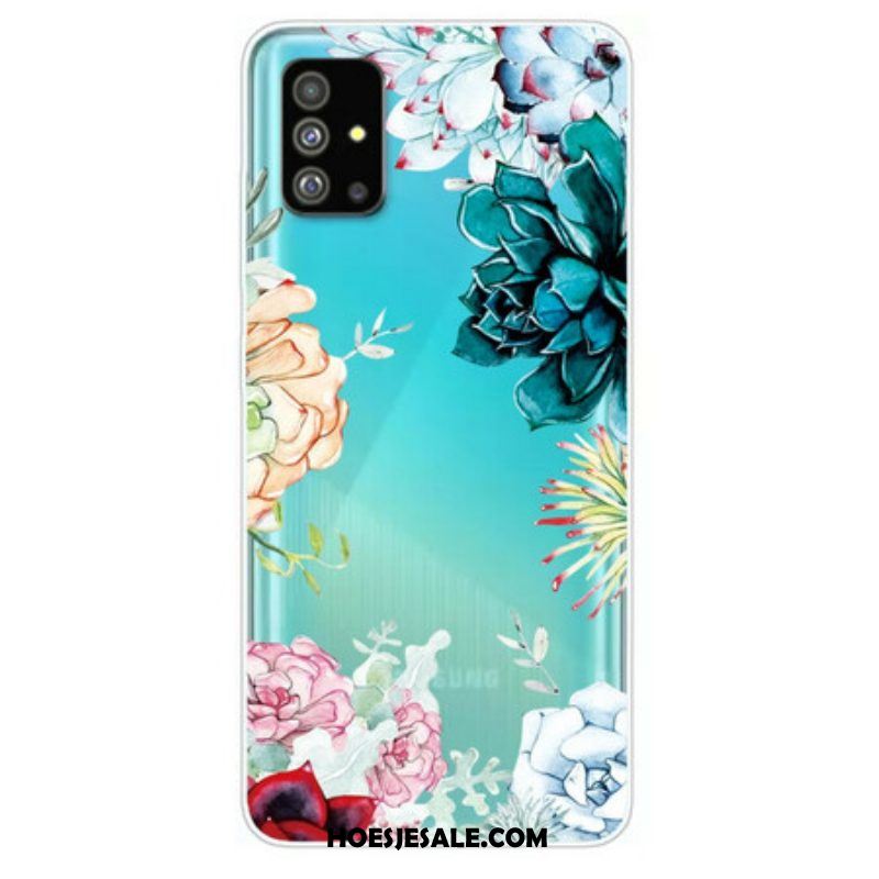 Hoesje voor Samsung Galaxy S20 Plus / S20 Plus 5G Aquarel Bloemen