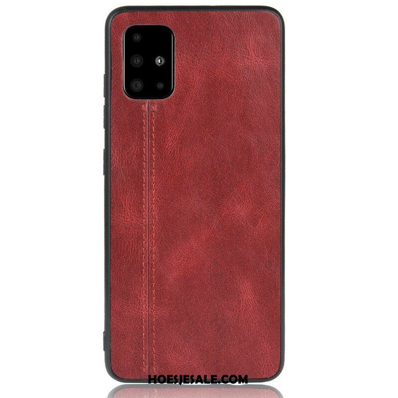 Hoesje voor Samsung Galaxy S20 Plus / S20 Plus 5G Couture-leereffect