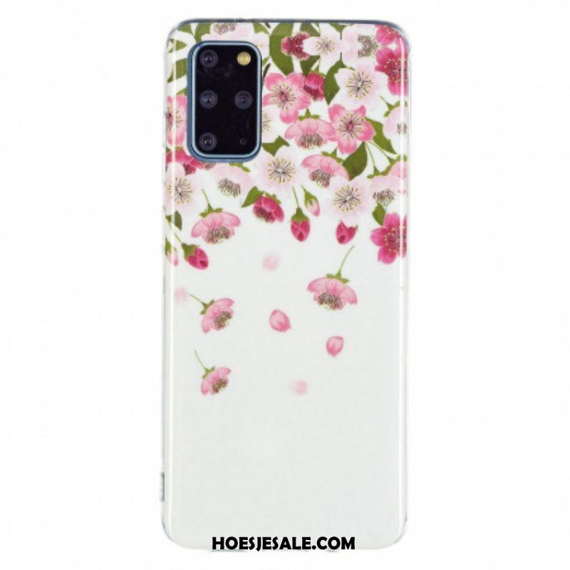 Hoesje voor Samsung Galaxy S20 Plus / S20 Plus 5G Fluorescerende Bloemen