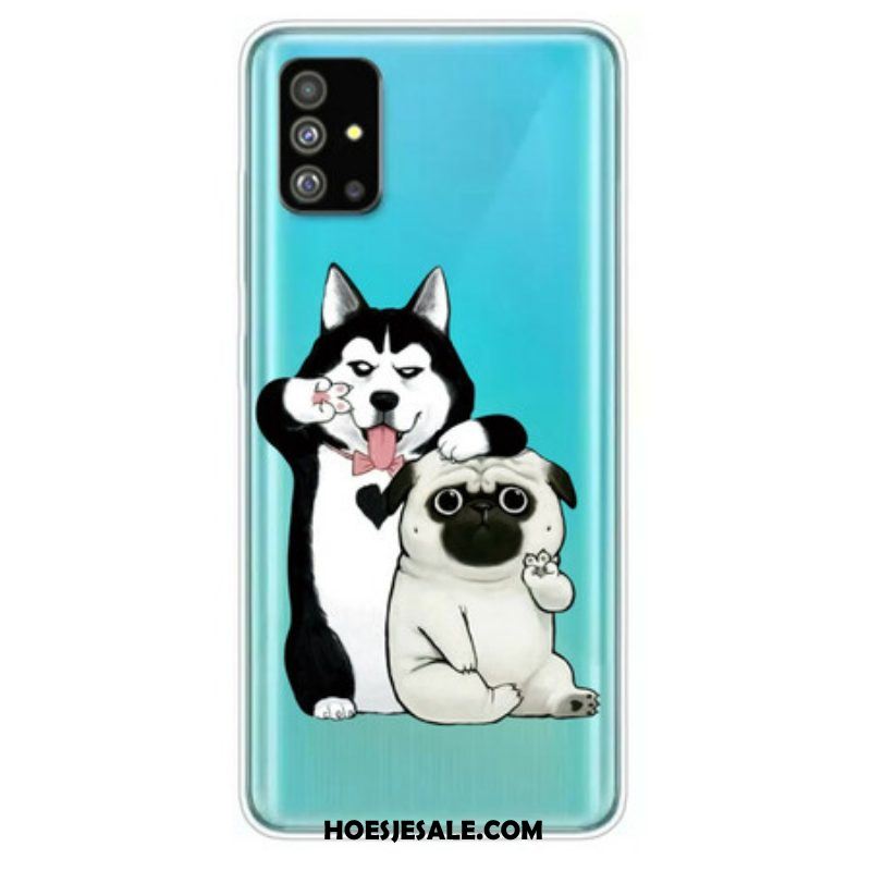 Hoesje voor Samsung Galaxy S20 Plus / S20 Plus 5G Grappige Honden