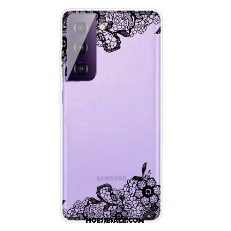 Hoesje voor Samsung Galaxy S21 5G Fijne Kant