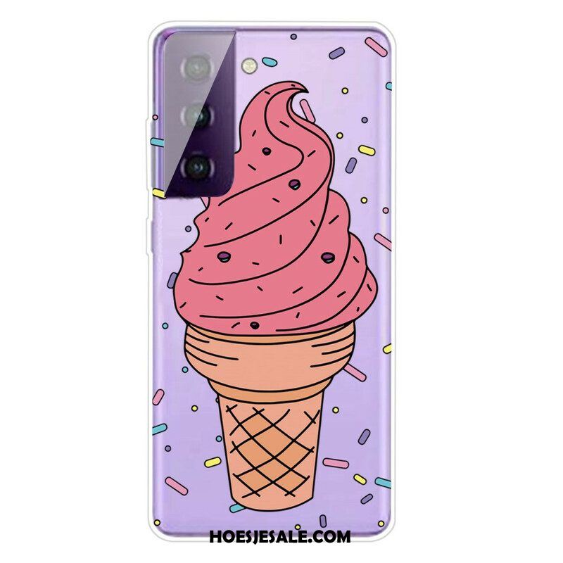 Hoesje voor Samsung Galaxy S21 5G Ijsje