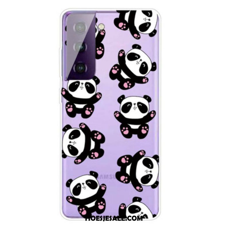 Hoesje voor Samsung Galaxy S21 5G Top Panda's Plezier