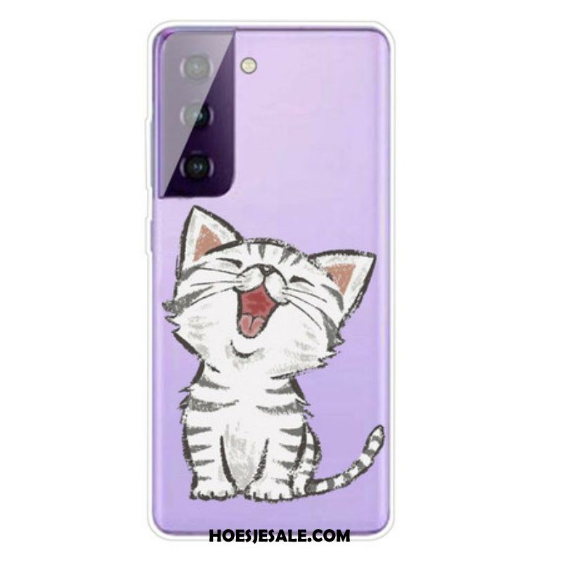 Hoesje voor Samsung Galaxy S21 FE Kat