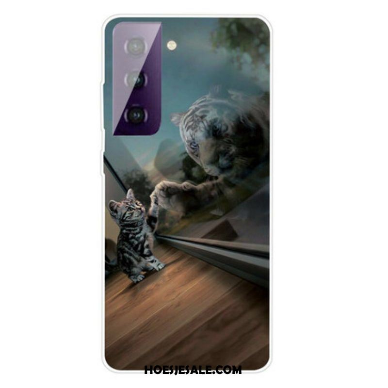 Hoesje voor Samsung Galaxy S21 FE Kittens Droom