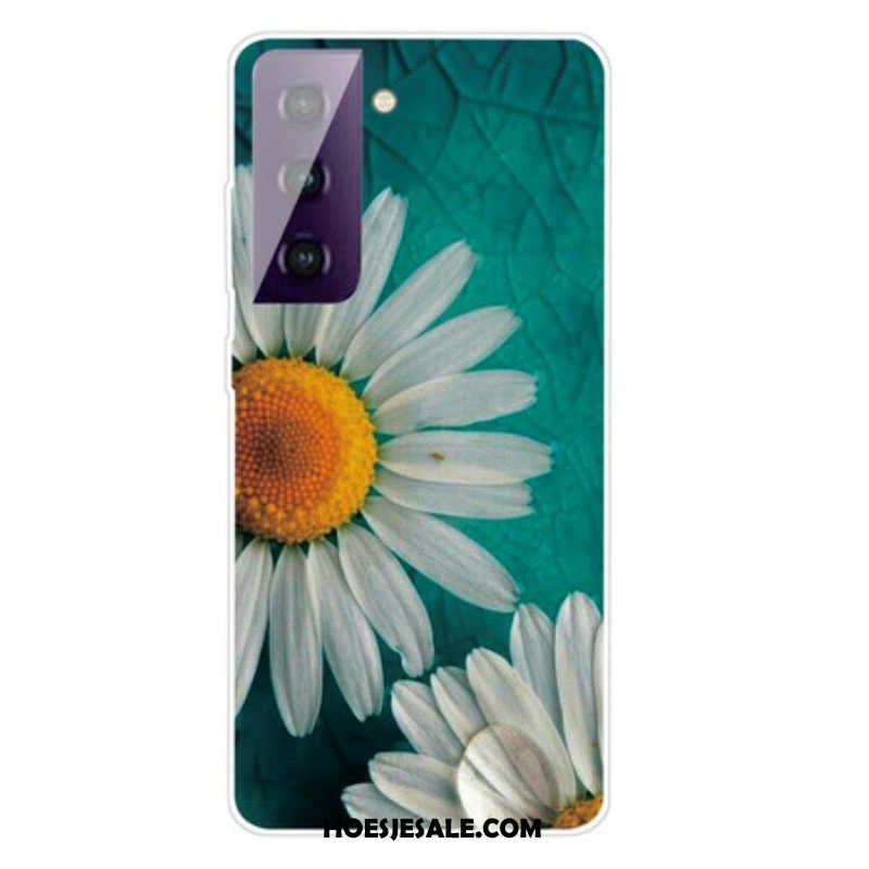 Hoesje voor Samsung Galaxy S21 FE Madeliefje