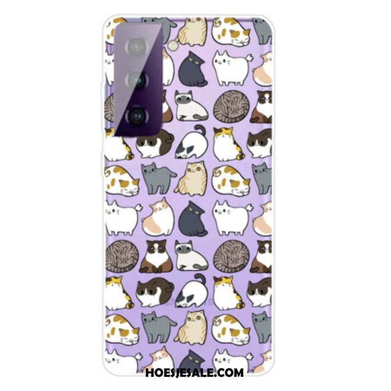 Hoesje voor Samsung Galaxy S21 FE Topkatten